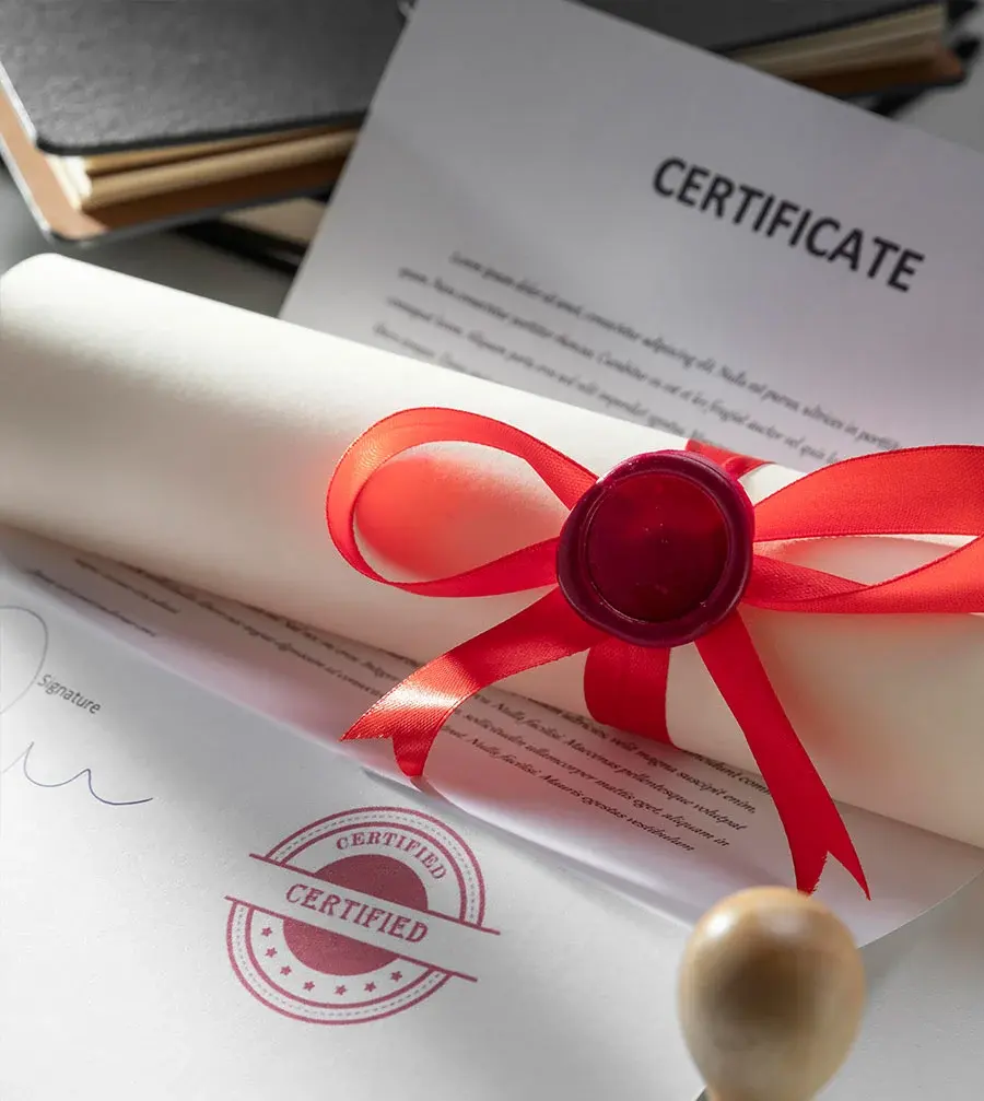 UN / IIP Certificate